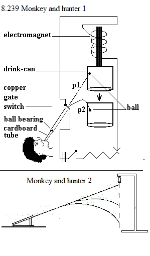 See diagram 8.239: Monkey and hunter 1 and 2