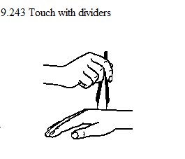 See diagram 9.243: Touch with dividers