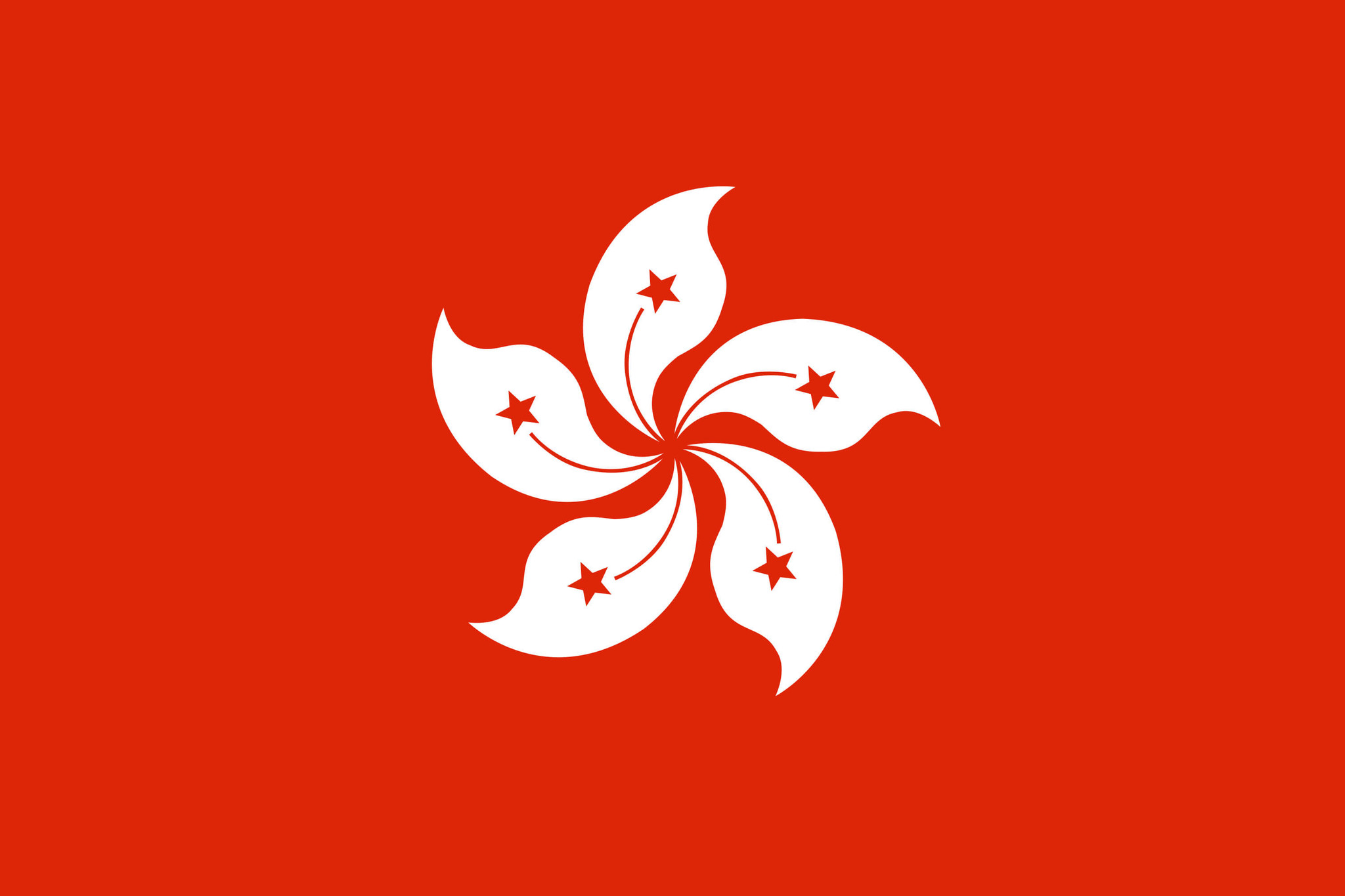 See diagram: Regional flag of Hong Kong SAR